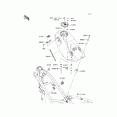 Схема узла: Топливный бак для Kawasaki KLX125 D-Tracker