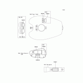Схема узла: Информационные наклейки (vn1500-p1) для Kawasaki VN1500 Vulcan 1500 Mean Streak