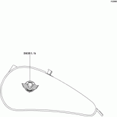 Схема вузла: Decals(vn800-a1-a3a) для Kawasaki VN800 Vulcan 800