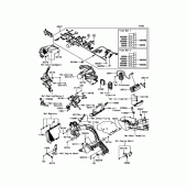 Схема узла: Электрооборудование для Kawasaki KLZ1000 Versys 1000 LT