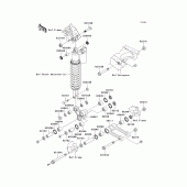Схема вузла: Suspension для Kawasaki KX250/ KX252 KX250F