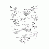 Схема вузла: Підніжки для Kawasaki ZG1400 Concours 14