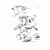 Схема узла: Крепление двигателя для Kawasaki ZX1000 Ninja ZX-10R ABS