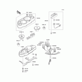 Схема вузла: Meter(s) для Kawasaki ZG1000 1000GTR