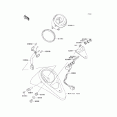 Схема вузла: Meter(s) для Kawasaki VN800 Vulcan 800 Classic