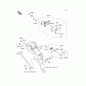 Схема вузла: Taillight(s) для Kawasaki KLX125 KLX125