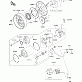 Схема вузла: Starter motor для Kawasaki ZR1000 Z1000