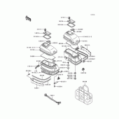 Схема узла: Комплектующая (Side back) для Kawasaki ZG1200 Voyager XII