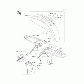 Схема узла: Крыло для Kawasaki KX450 KX450F