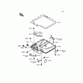 Схема вузла: Oil Pan для Kawasaki ZX1400 ZZR1400 ABS