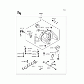 Схема вузла: Опція (кабрета wo-ma) для Kawasaki ZR400 Zephyr X