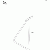 Схема вузла: Stand(s) для Kawasaki KX250/ KX252 KX250F
