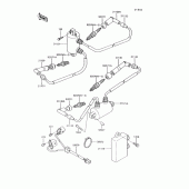 Схема вузла: Система запалювання для Kawasaki VN750 Vulcan 750