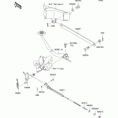 Схема вузла: Лапка гальма для Kawasaki EJ800 W800