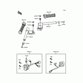Схема вузла: Кермо для Kawasaki ZX900 GPZ900R