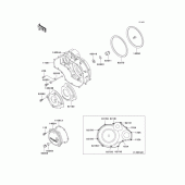 Схема вузла: Engine cover(s) для Kawasaki ZG1000 1000GTR