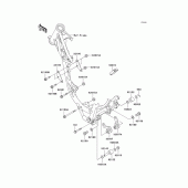 Схема вузла: Кріплення для Kawasaki KX100