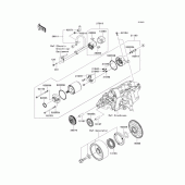 Схема узла: Стартер электрический & Привод стартера для Kawasaki EX400 Ninja 400R