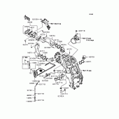 Схема узла: Воздушный фильтр для Kawasaki ZX1400 ZZR1400