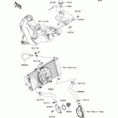 Схема вузла: Water pipe для Kawasaki EX650 Ninja 650 ABS