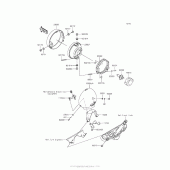 Схема вузла: Headlight(S) для Kawasaki VN900 Vulcan 900 Custom