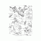 Схема вузла: Chassis Electrical Equipment (Bff-Bhf) для Kawasaki VN1700 Vulcan 1700 Voyager ABS