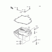 Схема узла: Oil pan для Kawasaki ZR250 Balius