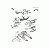 Схема вузла: Side Covers/Chain Cover для Kawasaki ZX1000 Ninja ZX-10RR