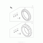 Схема узла: Шины для Kawasaki ZX1400 Ninja ZX-14R ABS