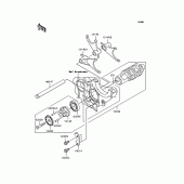 Схема узла: Копирный вал & Вилки для Kawasaki ZR1200 ZRX1200S