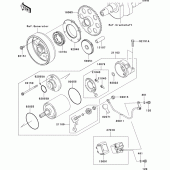 Схема вузла: Starter motor для Kawasaki ZR750 Z750