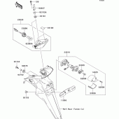 Схема узла: Taillight(s) для Kawasaki EX250 Ninja 250R