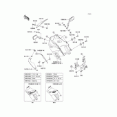 Схема вузла: Cowling(1/2) для Kawasaki EX250 Ninja 250