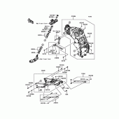 Схема узла: Рама для Kawasaki ZX1400 Ninja ZX-14R ABS