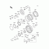 Схема вузла: Зчеплення для Kawasaki ZX1100 GPZ1100