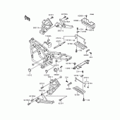 Схема вузла: Батарейний відсік для Kawasaki ZR400 Zephyr X