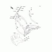 Схема вузла: Рама для Kawasaki KLE500