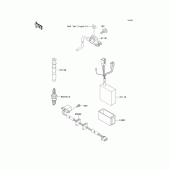Схема вузла: Система запалювання для Kawasaki KLX650 KLX650R