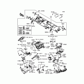 Схема узла: Электрооборудование для Kawasaki ZX1000 Ninja ZX-10R ABS