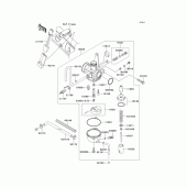 Схема узла: Карбюратор для Kawasaki KL110 KSR