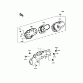 Схема вузла: Meter(s) для Kawasaki ZX636 Ninja ZX-6R ABS KRT Edition