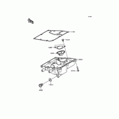 Схема вузла: Oil Pan для Kawasaki EX650 ER-6F ABS