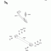 Схема вузла: Лапка гальма для Kawasaki ZG1000 1000GTR