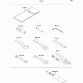 Схема вузла: Owner`s tools для Kawasaki EJ800 W800
