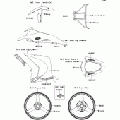 Схема вузла: Decals(ebony)(kbf) для Kawasaki ZX1000 Ninja ZX-10R ABS