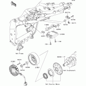 Схема узла: Генератор для Kawasaki ZR750 Z750R ABS