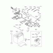 Схема вузла: Електроустаткування для Kawasaki EJ650 W650