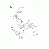 Схема вузла: Рама для Kawasaki KL250 KLR250