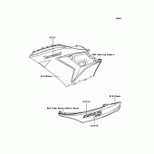 Схема вузла: Наклейки (MSBlack; CAF) для Kawasaki ZX1400 ZZR1400
