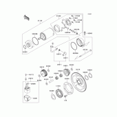Схема вузла: Starter motor для Kawasaki KL650 KLR650